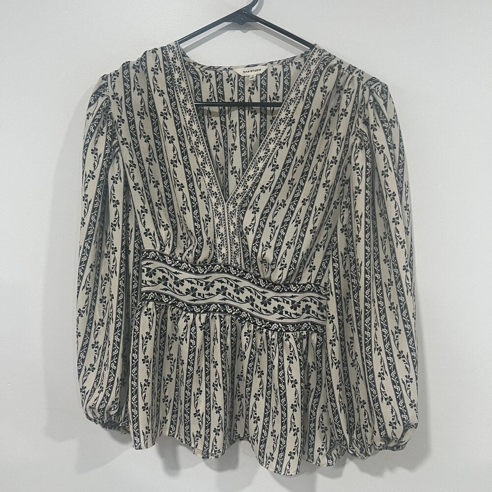Max Studio  Blouse Size Small